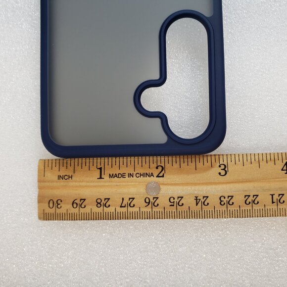 Torras for Samsung Galaxy S25 Case (Regular Version) Blue Transparent Shockproof - Picture 5 of 10